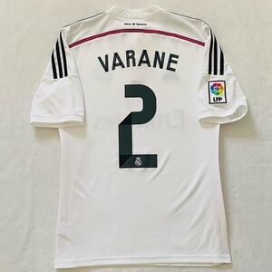 Real Madrid Varane 2014 15 home La Liga jersey